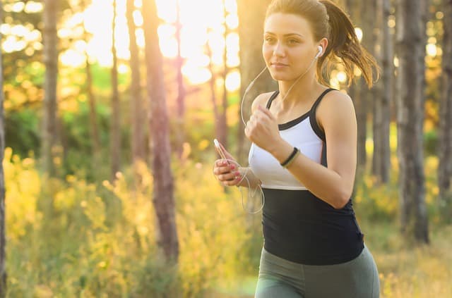 courir à jeun