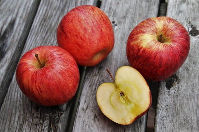 équivalences alimentaires pommes