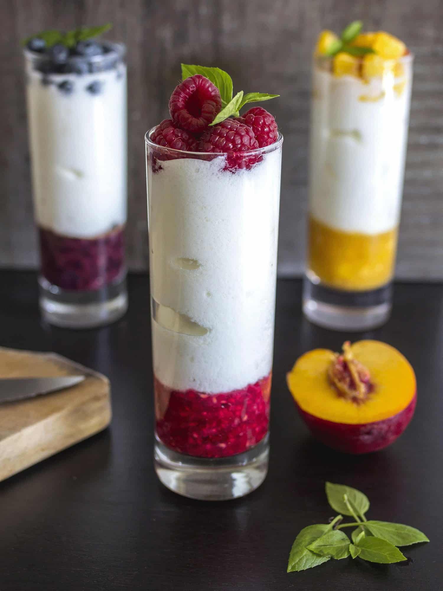 mousse de fruits