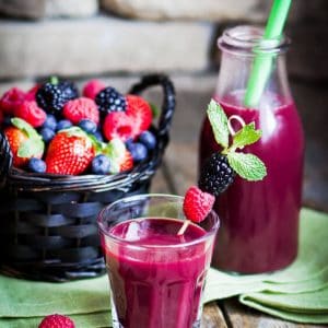 recette smoothies - fruits rouges pour vaincre la cellulite - Tuttinutri