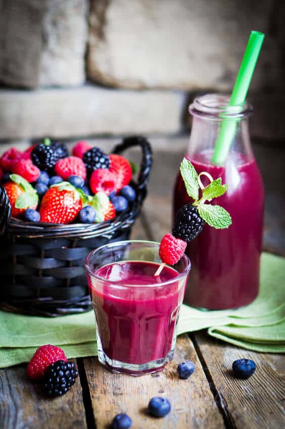 recette smoothies - fruits rouges pour vaincre la cellulite - Tuttinutri