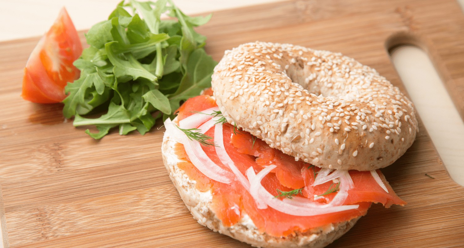 Recette bagel au saumon