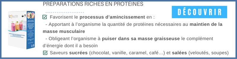 Préparations riches en protéines de LMP Santé