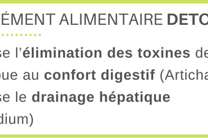 Complément alimentaire Détox