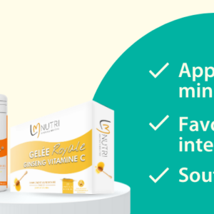 Top Energy® et Gelée Royale Ginseng vitamine C, compléments alimentaires par LMP Santé