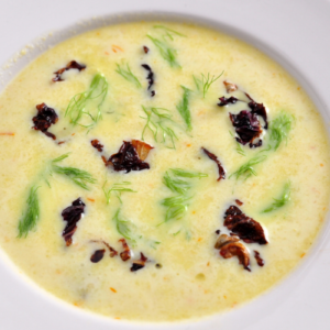 Visuel d'une soupe détox Velouté au fenouil par Tuttinutri LMP Santé