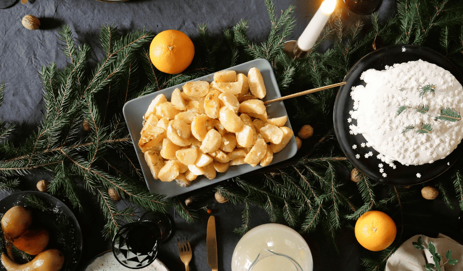 Visuel d'un repas de noël